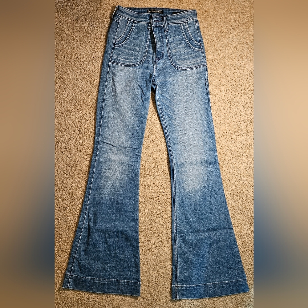 Abercrombie and Fitch wide leg flare jeans